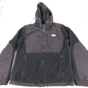 The‎ North Face Denali Jacket Womens Medium Black Hooded Polartec Full Zip